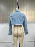 EVE Fashion Long Sleeve Denim Short Coats GYXN-10022