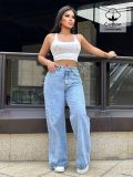 EVE Fashion Denim Loose Straight Jeans GYXN-20805
