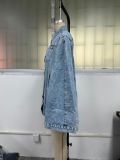 EVE Fashion Irregular Loose Denim Jacket GYXN-35622