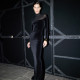 EVE Long Sleeve Solid Color Maxi Dress XEF-K25D86424