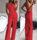 EVE Solid Color Off Shoulder Tube Top Jumpsuit GJMF-96689