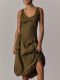EVE Fashion Sleeveless Zipper Long Dress ZDF-33113
