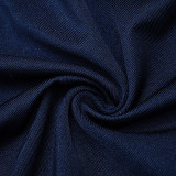 EVE One Shoulder Furzzy Neck Patchwork Jumpsuit MXBF-Y25JP469