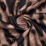EVE Leopard Print V Neck Jumpsuit BY-7586