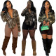 EVE Plaid Print Lapel Split Shirt BGN-366