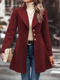 EVE Solid Color Lapel Neck Coats GYXN-72231