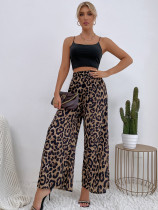 EVE Leopard Print Loose Wide Leg Pants GYXN-52393
