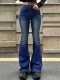 EVE Retro Low Rise Flare Jeans GXJF-240606