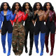 EVE Zipper PU Leather Solid Color Jackets CM-9541