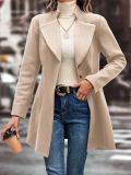 EVE Solid Color Lapel Neck Coats GYXN-72231