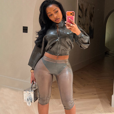 EVE Sexy Skinny See Through Seven-Tenths Pants GDSF-Q25PT431