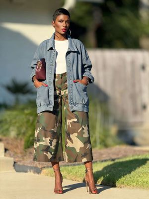 EVE Long Sleeve Loose Denim Coats GYLN-8998