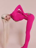 EVE Solid Color Zipper Casual Jumpsuit GQNF-Y00270QC