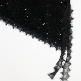 EVE V Neck Backless Sequin Sling Mini Dress CYA-902122