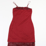 EVE Sexy Sequin Split Sling Evening Dress CYA-902184