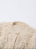 EVE Knits Tassel Long Sleeve Button Coats GQNF-F00121CM