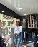 EVE Print Long Sleeve T Shirt GYZY-8987