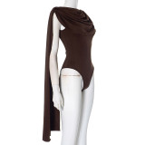 EVE Long Sleeve Solid Color Bodysuit GDSF-Q24BS670