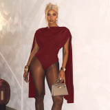 EVE Long Sleeve Solid Color Bodysuit GDSF-Q24BS670