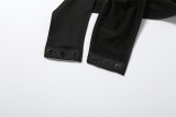 EVE Solid Color Long Sleeve Tight Bodysuit GSLF-K25K89083