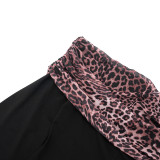 EVE One Shoulder Leopard Print Romper MXBF-J25RP468