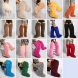 EVE Fur Over-the-knee Snow Boots HBRS-72