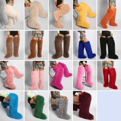 EVE Fur Over-the-knee Snow Boots HBRS-72