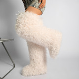 EVE Fur Over-the-knee Snow Boots HBRS-72
