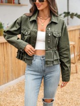 EVE Long Sleeve Denim Casual Jackets GYXN-16517