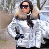 EVE Plus Size Short Down Coat HHMY-X6303
