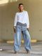 EVE Plus Size Fashion Loose Wide Leg Jeans GYLN-8785