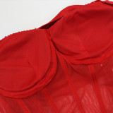 EVE Round Neck Sequin Long Sleeve Mini Dress CYA-902212