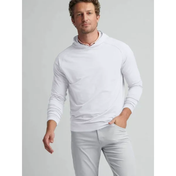 EVE Men's Solid Color Long Sleeve Hooded FLZH-ZW221