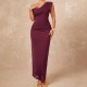 EVE Off Shoulder Solid Color Evening Dress GAXB-W503DS