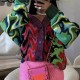 EVE Printed Wool Plush Jacket GFCF-1250