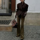 EVE Plus Size Solid Color Lapel Coats GHHE-29781