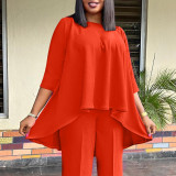 EVE Plus Size Irregular Loose Tops GCZF-8615
