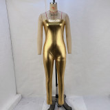 EVE Sleeveless Wrap Chest Slim Jumpsuit GPBY-14634