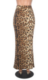 EVE Leopard Printed Thickened Long Skirt MZ-2873