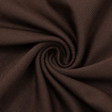 EVE Solid Color Wrap Chest Top Two Piece Pants Set GDSF-D25ST541