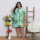 EVE Plus Size Print Short Sleeve Midi Dress GHXF-HX0481
