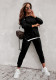 EVE Solid Color Long SleeveTwo Piece Pants Set BS-YZ1423