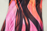 EVE Halterneck Print Backless Maxi Dress GJYO-303910