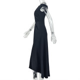 EVE Sleeveless Solid Color Maxi Dress GJYO-303823