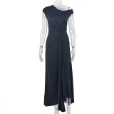 EVE Sleeveless Solid Color Maxi Dress GJYO-303823