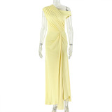 EVE Sleeveless Solid Color Maxi Dress GJYO-303823