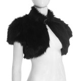 EVE Fuzzy Short Sleeveless Tie-up Top GSZM-C25TP266