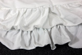 EVE Sexy Sling Vest Ruched Two Piece Skirts Set YMYF-0881