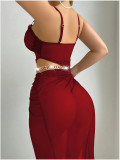 EVE Lingerie Sexy Slash Shoulder Beach Set YQ-W904