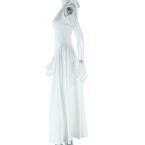 EVE Solid Color Sleeveless Maxi Dress GJYO-300761